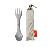 TiTo Titanium Spork 2-in-1 Lightweight Spoon-Fork Portabale Flatware for Outdoor Camping, Traveling, Hiking and Picnics Utensil(2-1)