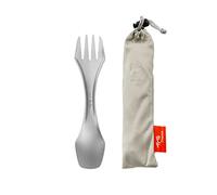 TiTo Titanium Spork 3-in-1 Lightweight Spoon-Fork Portabale Flatware for Outdoor Camping, Traveling, Hiking and Picnics Utensil(3-1)