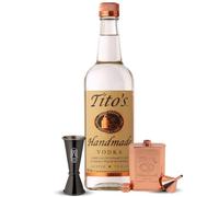 Tito's Vodka & Hip-flask 70cl