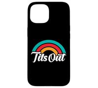 TITS OUT With Rainbow Case for iPhone 15