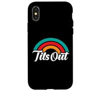 TITS OUT With Rainbow Case for iPhone X/XS