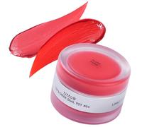 titto Lip & Cheek Dual Pot Blendable & Buildable | Multi-Use Tinted Balm & Blush for Cheeks, Rich Buttery Texture, Long-Lasting, Natural Dewy Finish, Vegan, K Beauty (#04 First Blossom/Flush Issue)