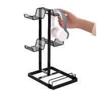 Titulaire Du Contrôleur - Suport De Casque À 2 Niveaux, Présentoir Métal Accessories Universal Pour Manettes, Bureau Maison Voyage, Base Stable Antidérapante, Rangement Pratique Organisateu