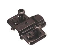 Titus T-Type Adjustable Hinge Mounting Plate Black 700-0KC0-068