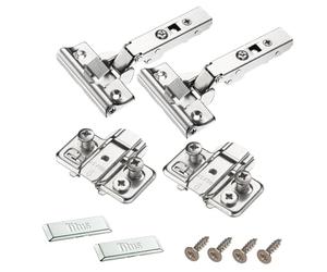 Titus T-Type Soft-Close 110° Clip-on Cabinet Hinge (2 Pack)