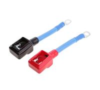 Tityvirnix 1 Pair Car Positive+Negative Battery Extension Cable Wire Connector Terminal