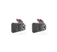 Tityvirnix 2 set 4 Inch Car Camera 1080P Loop Recording Night View Rechargeable Video Recorder Dash Cam Automotive Automobile 1pc Cam Button 1 Pc Cam