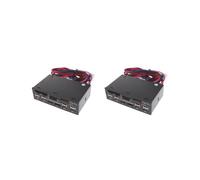 Tityvirnix 2 set 5.25" Optical Drive Multifunctional Dashboard Media USB 3.0/2.0 Front Panel