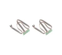 Tityvirnix 2 set PC Computer Case Front Panel USB Audio Port Mic Earphone Cable 6.8 cm Green