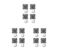 Tityvirnix 3 set 4pieces 12V 2Pin 40mm Mini 4 cm Fan Silent Computer Cooler Cooling Fan PC