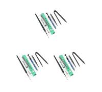 Tityvirnix 3 set 5 Pcs Mechanical Keyboard Switch Lube Brushes Tool Kit for Stabilizer black 14x10x8 cm