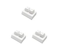 Tityvirnix 3 set Copy and Paste 2 Key Keyboard Red Switches USB Mini 2 Key Keypad for Drawing White 52 x 48 x 30mm