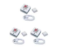 Tityvirnix 3 set USB Mini 1 Key Keyboard Programming RGB Backlight for Office Red switch