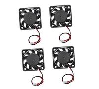 Tityvirnix 4pieces 12V 2Pin 40mm Mini 4 cm Fan Silent Computer Cooler Cooling Fan PC