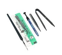 Tityvirnix 5 Pcs Mechanical Keyboard Switch Lube Brushes Tool Kit for Stabilizer black 14x10x8 cm