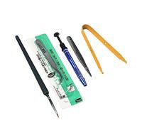 Tityvirnix 5 Pcs Mechanical Keyboard Switch Lube Brushes Tool Kit for Stabilizer yellow 14x10x8 cm