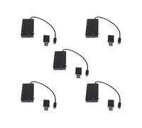 Tityvirnix 5 set 4 Port Micro USB OTG Hub Host Charging Cable Adapter Card Reader For Android