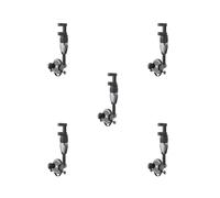 Tityvirnix 5 set Car-interior Universal Car Rearview Mirror Clip Mobile Phone Holder Automobile Hanging Bracket Adjustable Mount Type 3