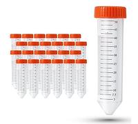 Tiudium Conical Centrifuge Tubes 50Ml, 25 Pcs, Sterile Test Tubes with Screw Reusable Easy to Use