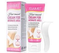 Tiuedu Hair Removal Cream, Intimate Painless Hair Remover for Sensitive Skin, Gentle Formula Intimate Hair Removal Cream for Pubic, Bikini, Face and Body, 20.0 gram