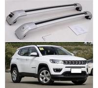 TIUEO Car Roof Rack For Jeep Compass 2017 2018 2019 2020-2022 Waterproof Removable Carrier Bars Luggage Cross Low Wind Noise Accessories,B-Silver