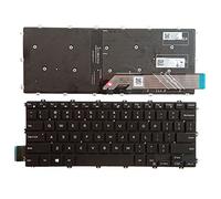Tiugochr Laptop Replacement US Layout with Backlight Keyboard for Dell Inspiron 7386 7380 7580 7586 5580 5582 5585 5480 5481 5482 5485 Latitude 3400 3310 3390 P92G P93G P111G P77F