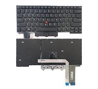 Tiugochr Laptop Replacement US Layout with Backlight with Pointing Keyboard for Lenovo Thinkpad E14 Gen 1 R14 E14 Gen 2 (20T6 20T7 20TA 20TB)