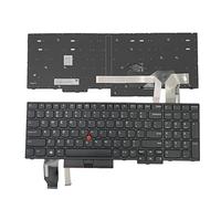 Tiugochr Laptop Replacement US Layout with Pointing Keyboard for Lenovo ThinkPad E580 E585 E590 E595 T580 T590 L580 L590 P52 P72 P53 P53S P73 01YP640 01N729 01YP560 PK131672B00 01YP680