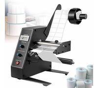 Tiuheyo Electric Label Dispenser with Counting Display | Automatic Label Peeling Machine for Self-Adhesive and Barcode Labels