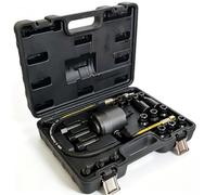 Tiuheyo Pneumatic Diesel Injector Puller Kit,Air Vibration Extractor Removal System,21pcs Steel Tool for Engine Maintenance