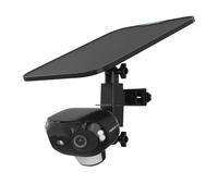 TIUIHU 2 in 1 Camera Gutter Mount for Reolink Argus 4 Pro 4K Solar Security Cameras(Black)