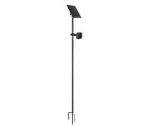 TIUIHU 2-in-1 Universal Spike Pole Mount Ground Stake for Ring, Blink, Google Nest, Eufy, Arlo, Wyze, Reolink Reolink Argus Camera and Solarpanels, 1.2 m/47 in Suitable for Stake into Soft Ground