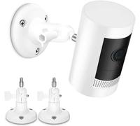 TIUIHU [2-pack] Adjustable Camera Mount for Stick Up Camera/Pro/Plus/Indoor Cam/Wyze Cam/Eufy Cam/Arlo Cameras, Suitable for All Cameras with Standard 1/4 Thread Holes,White