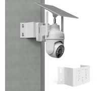 TIUIHU 90-Degree Corner Mount Bracket Compatible with SEHMUA 2K Solar Security Cameras Series and Reolink Argus PT Series,Reolink Go PT Ultra(White)