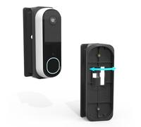 TIUIHU Adjustable Doorbell Angle Mount (0-45 Degrees) Compatible with Arlo HD Doorbell Camera Wireless, Video Doorbell Mounting Bracket Accessory, Black