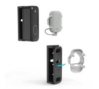 TIUIHU Blink Doorbell Mount, Adjustable Angle (0-45 Degrees Tilt) for New Blink Video Doorbell (2nd Gen), Outlet Wall Mount for Sync Module Core - with Short USB Cable, Black