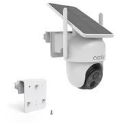 TIUIHU Gutter Mount for AOSU Solar Security Cameras Outdoor Wireless(SolarCam D1 Classic) and ANSQUE 2K 3MP Security Cameras Wireless Outdoor (GU01/SA01)