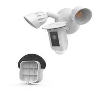 TIUIHU Protective Cover for Rin g Floodlight Cam Wired Plus, Outdoor Camera Protective Cover Sun and Rain Shield Accessories, White