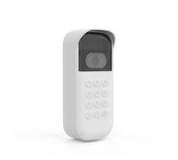 TIUIHU Silicone Cover for myQ Smart Garage Video Keypad (White, Right)