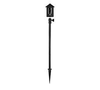 TIUIHU Spike Pole Mount Ground Stake and Weatherproof Silicone Skin for Stick Up Cam Battery HD Security Camera, Suitable for Stake into Soft Ground(black)