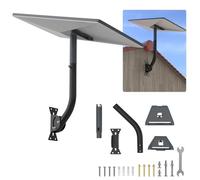 TIUIHU Starlink Mount, Adjustable Starlink Wall Mount for Starlink Gen 3/Starlink Mini, Starlink Mounting Kit Compatible with Starlink Internet Kit Satellite