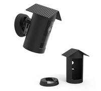 TIUIHU Waterpoor Silicone Cover for Ring Outdoor Cam Plus(Black/White) (Black)