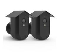 TIUIHU Weatherproof silicone cover for Arlo Essential 2/3 HD Video Security Camera Outdoor Wireless, Black, All-Weather Housing, Snow and Rain Shield（Not compatible with Arlo Essential XL）(2-pack)