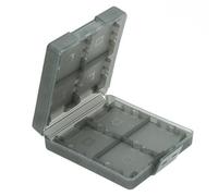 Tiuimk 16 in 1 3DS Card Holder - Transparent Black | Slim, Protective Case for 3DS Game Cards