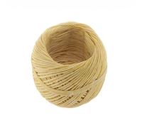 Tiuimk 200 Feet Hemp Wick for Lighting Cigars and DIY Wax Cores - Organic Hemp and Beeswax - Lower Temperature Flame Smoker