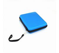 Tiuimk Blue Carry Pouch Bag Case with Lanyard for 2DS Console - Protective Portable Case with Mesh Compartment and Card Slots - Durable and Convenient Design - Premium EVA Material - Blue