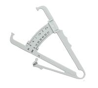 Tiuimk Body Fat Caliper - White, Plastic Body Fat Clipper