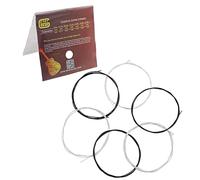 Tiuimk C101 Black Nylon Fiber Classical Guitar Strings - Pack of 1 Set, Silver Plated Copper Wound, Suit for Classic Guitar, Nylon Material