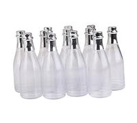 Tiuimk Champagne Bottle Candy Box Set - 12 Pieces, Clear Bottle with Silver Lid