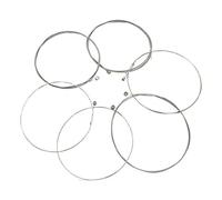 Tiuimk E101 Silver Electric Guitar Strings - Set of Nickel Alloy Wound Strings for Electric Guitars